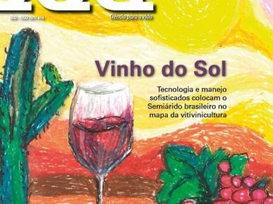Vinho tropical é capa da revista XXI Ciência para a Vida